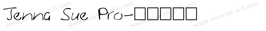 Jenna Sue Pro字体转换